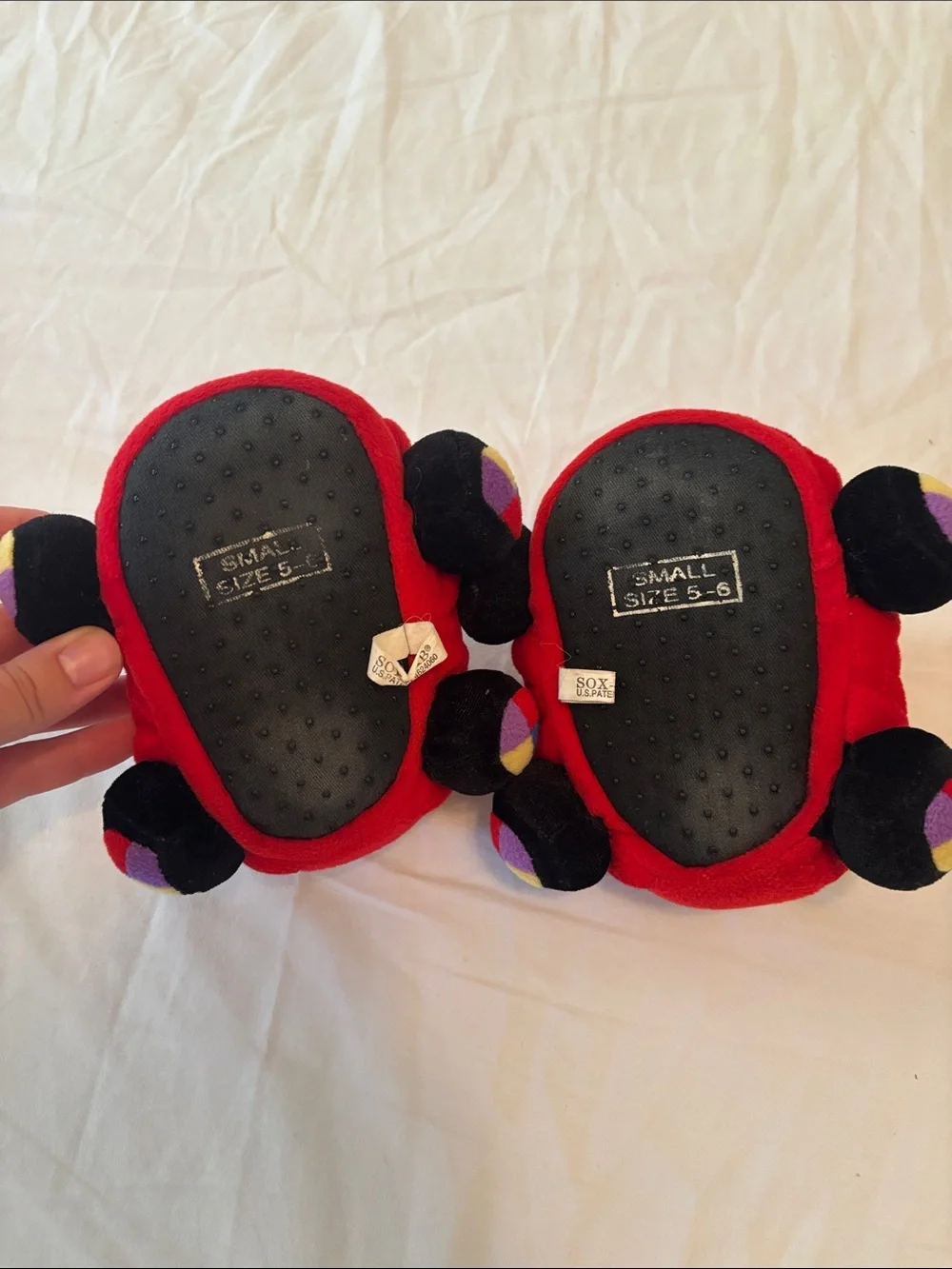 vintage The Wiggles Big Red Car Toddler Slippers